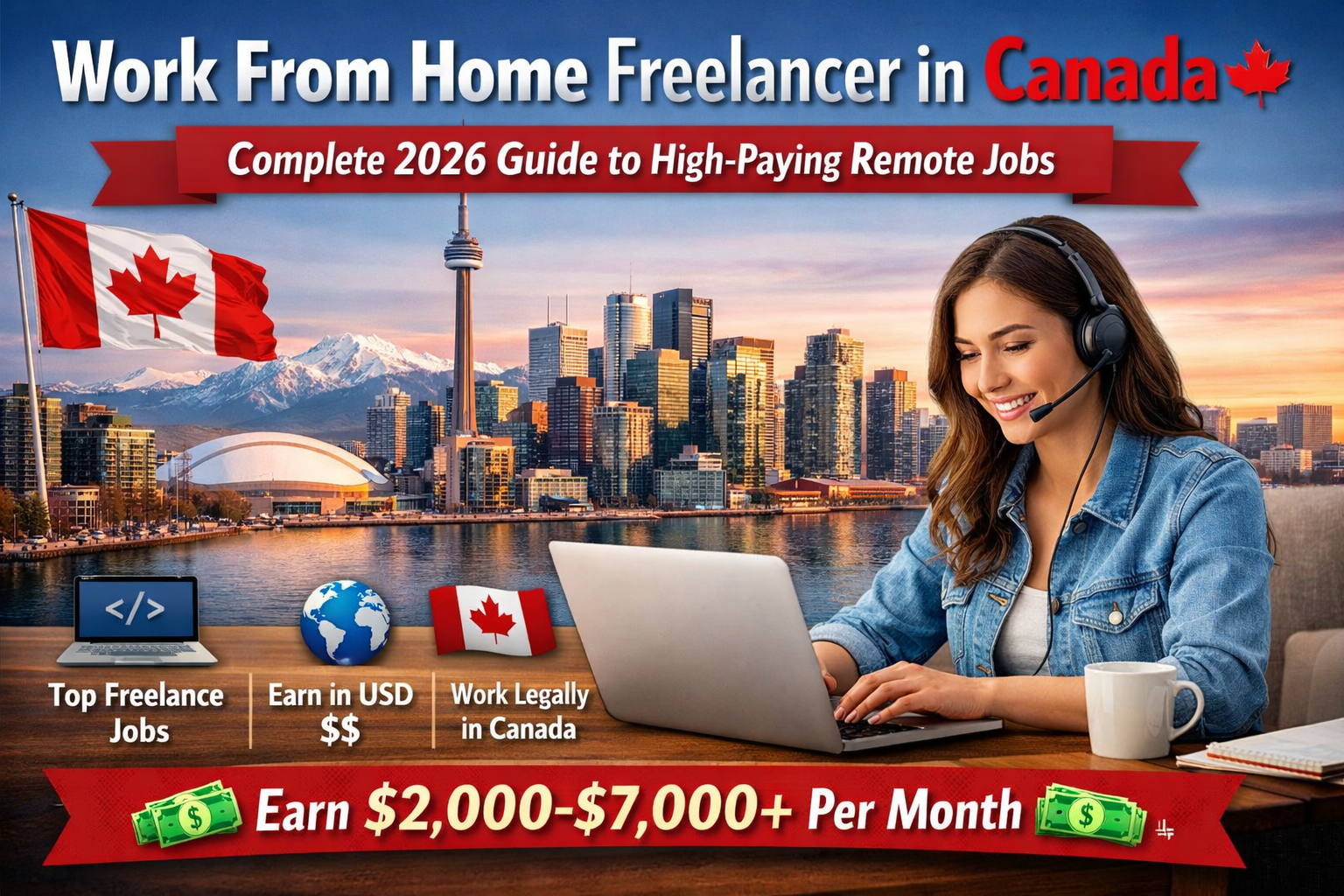Work From Home Freelancer in Canada – Complete 2026 Guide to High-Paying Remote Jobs